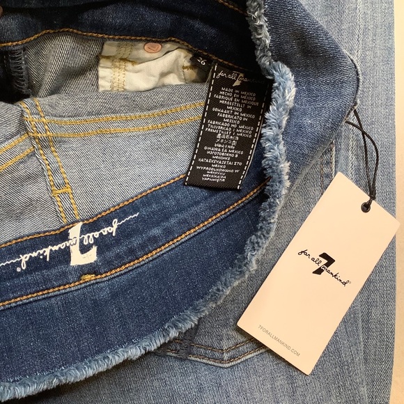 7 For All Mankind Jeans 26X32.5 Dojo In Paloma NWT! - Picture 7 of 8